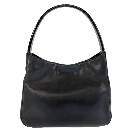 PRADA Shoulder Bag Leather, Plastic black Shoulder Bag Women