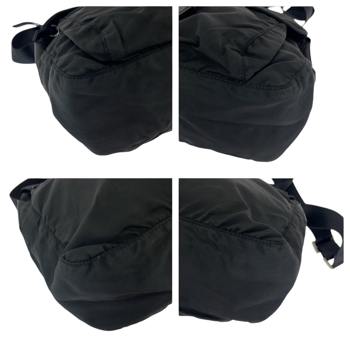 PRADA Shoulder Bag Nylon black Shoulder Bag Messenger bag Test Triangle With logo mens - Style 2