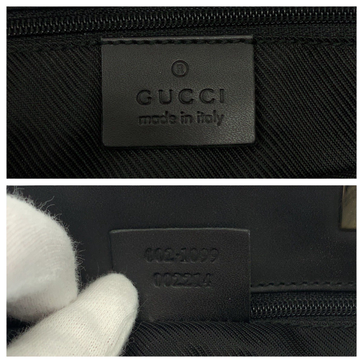 GUCCI Tote Bag 002 1099 GG canvas black Shoulder Bag Women