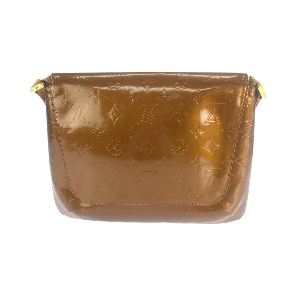 LOUIS VUITTON Shoulder Bag Patent leather bronze Shoulder Bag Shoulder Bag Vernis Thompson Street Women