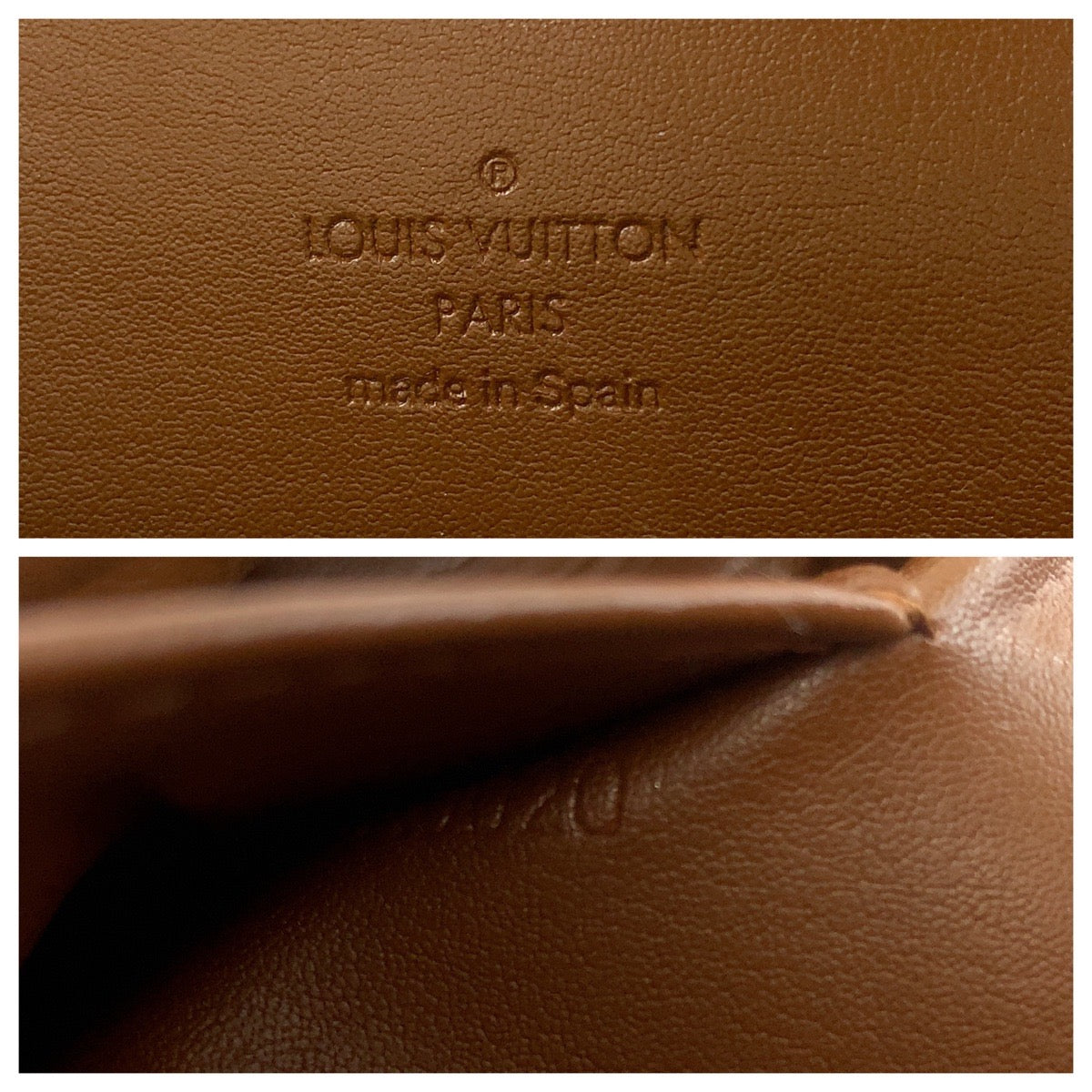 LOUIS VUITTON Shoulder Bag Patent leather bronze Shoulder Bag Shoulder Bag Vernis Thompson Street Women