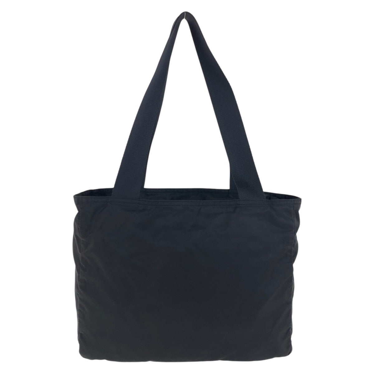 PRADA Tote Bag Nylon Black SilverMetal Tote Bag Shoulder Bag Test Triangle With logo Women - Style 5