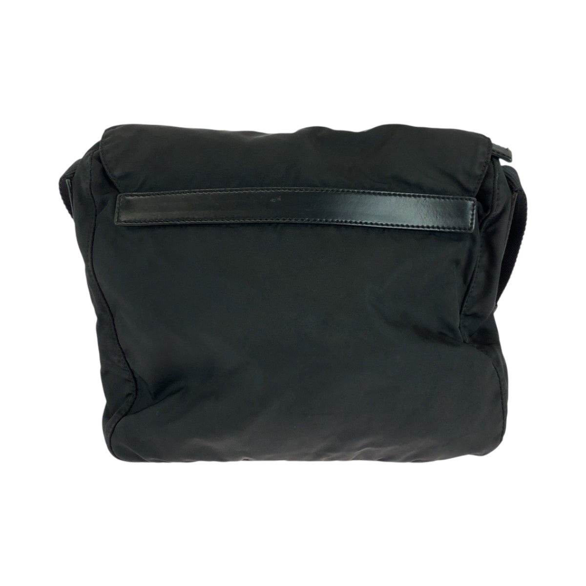 PRADA Shoulder Bag Nylon Black SilverMetal Shoulder Bag pochette Test Triangle With logo Women - Style 5