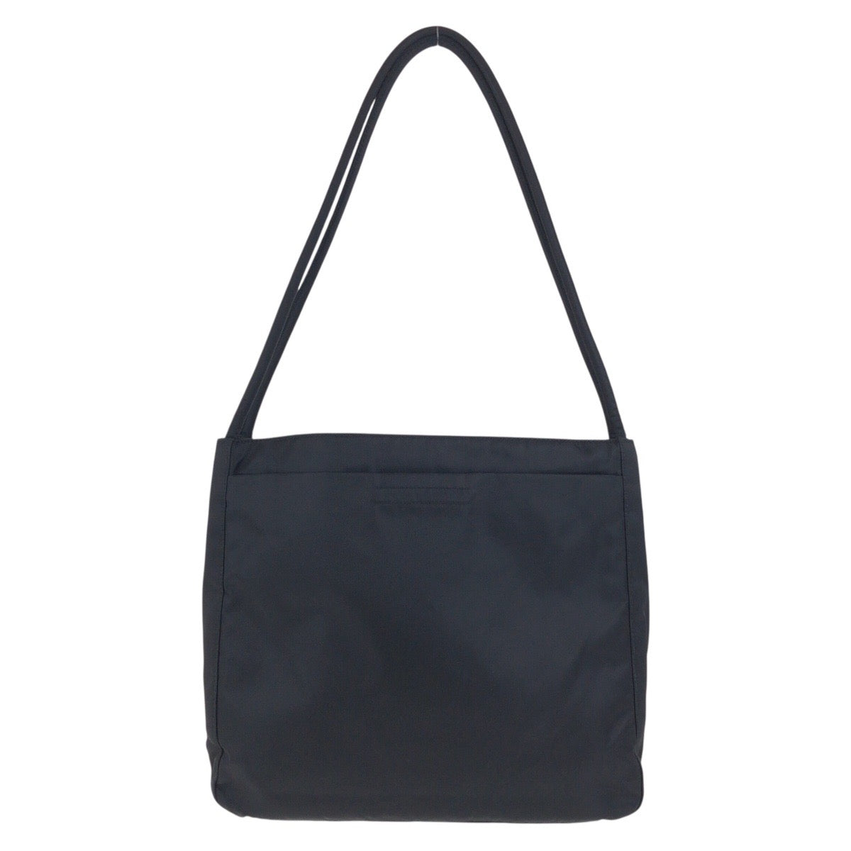 PRADA Tote Bag Nylon Black SilverMetal Tote Bag Shoulder Bag Test Triangle With logo Women - Style 6