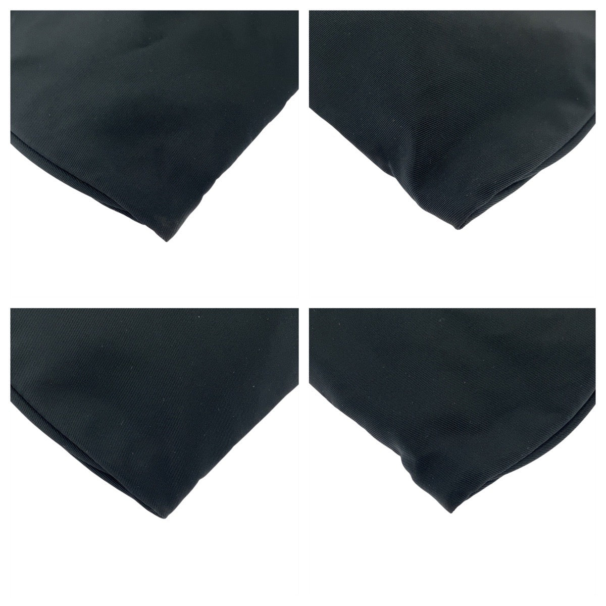 PRADA Tote Bag Nylon, Leather Black SilverMetal Tote Bag Shoulder Bag Test Triangle With logo Women - Style 3
