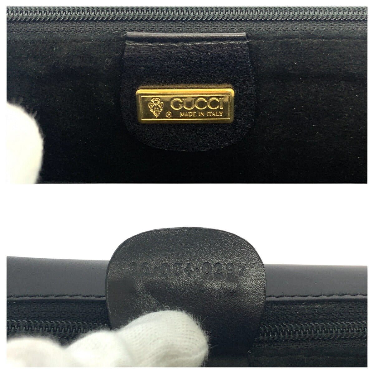 Gucci Old Gucci Leather 2way Shoulder Bag