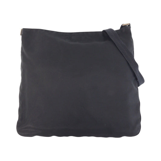PRADA Shoulder Bag Nylon Black SilverMetal Crossbody Shoulder Bag Messenger Bag Test Triangle With logo Women