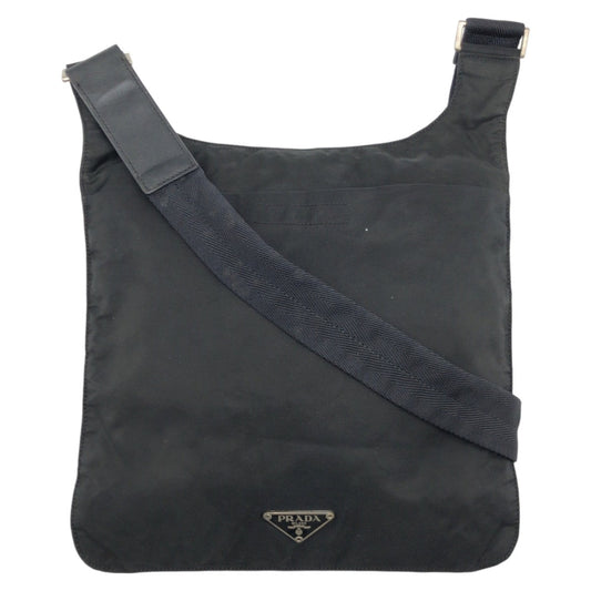 PRADA Shoulder Bag Nylon Black black Shoulder bag Messenger bag Test Triangle With logo Women