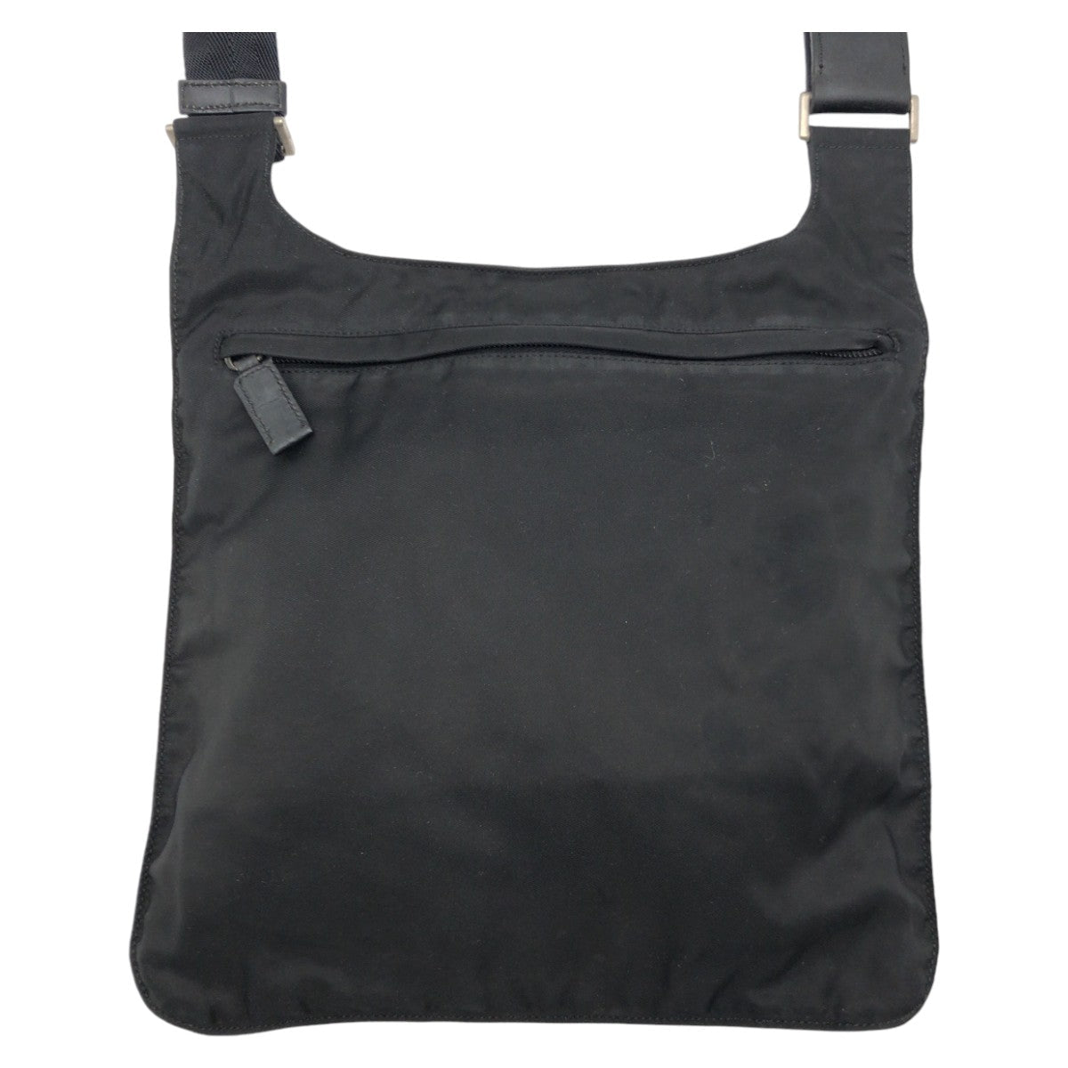 PRADA Shoulder Bag Nylon Black black Shoulder bag Messenger bag Test Triangle With logo Women