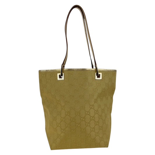 Gucci GG Canvas Leather Shoulder Bag