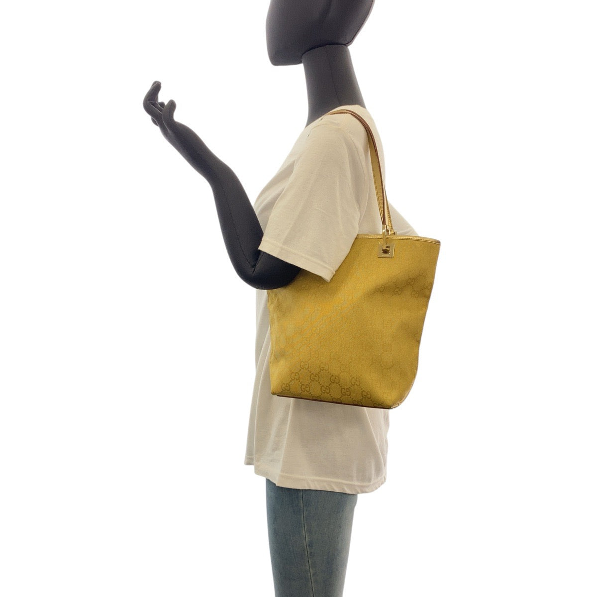 GUCCI Shoulder Bag 002 1099 GG canvas, leather gold Shoulder Bag Tote Bag Women