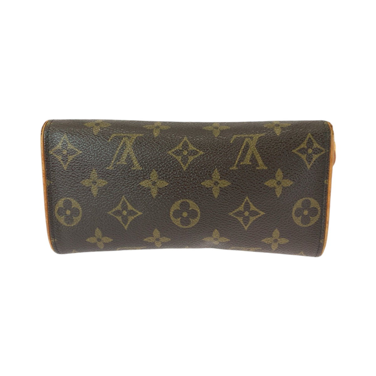 LOUIS VUITTON Shoulder Bag PVC Brown Gold Metal Shoulder Bag pochette Monogram Pochette Twin PM Women