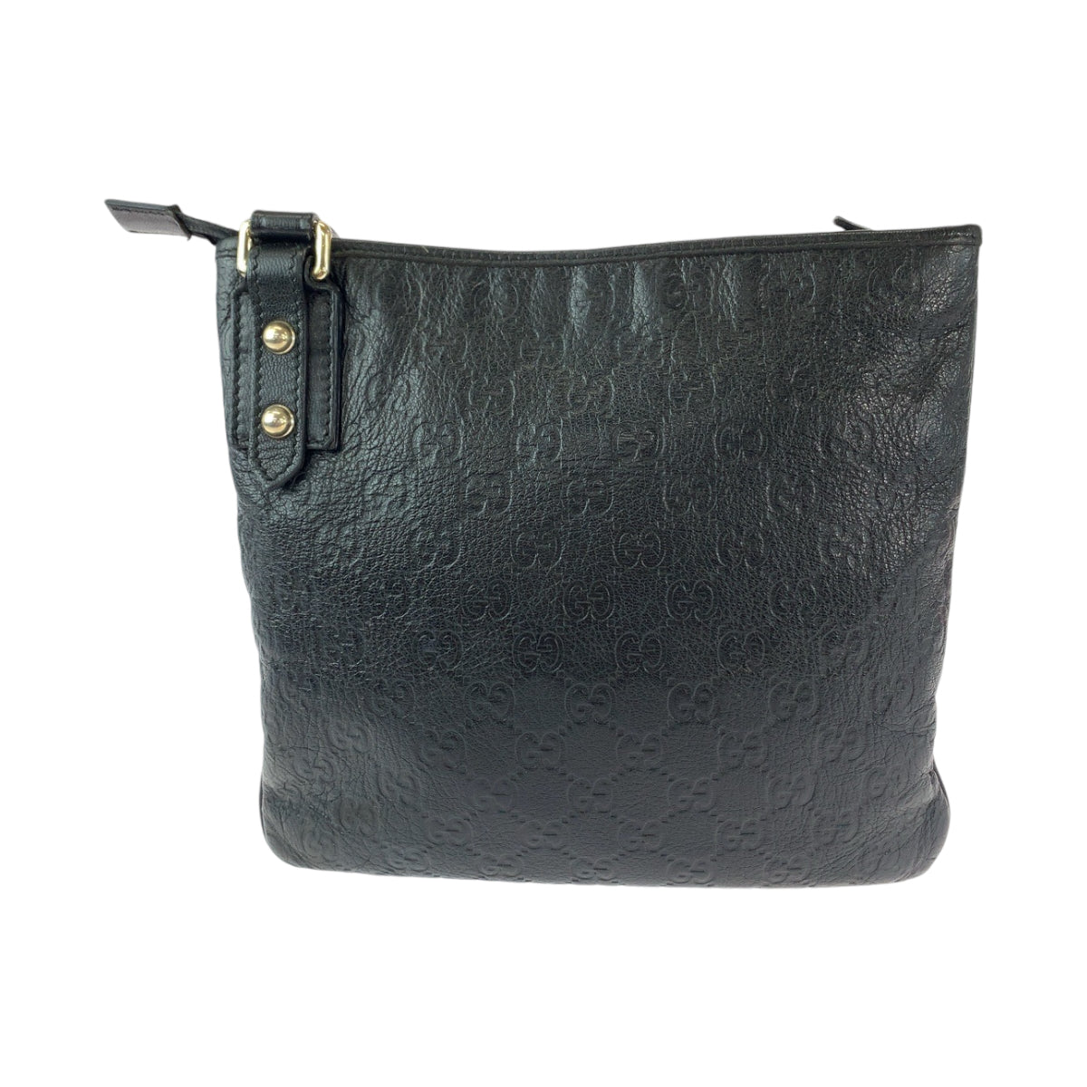 GUCCI Shoulder Bag 239347 leather Black SilverMetal Shoulder Bag pochette Guccisima Women(Unisex)