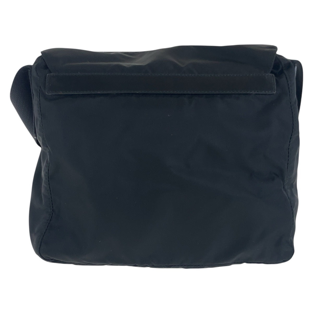 PRADA Shoulder Bag Nylon Black SilverMetal Shoulder Bag pochette Test Triangle With logo Women - Style 11