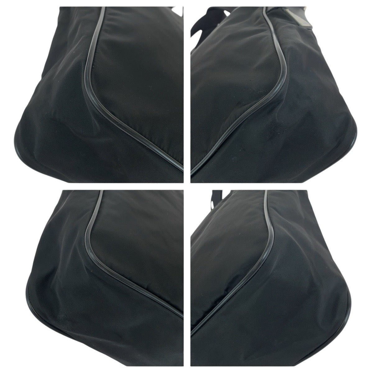 Prada Tessuto Nylon/Leather Shoulder Bag