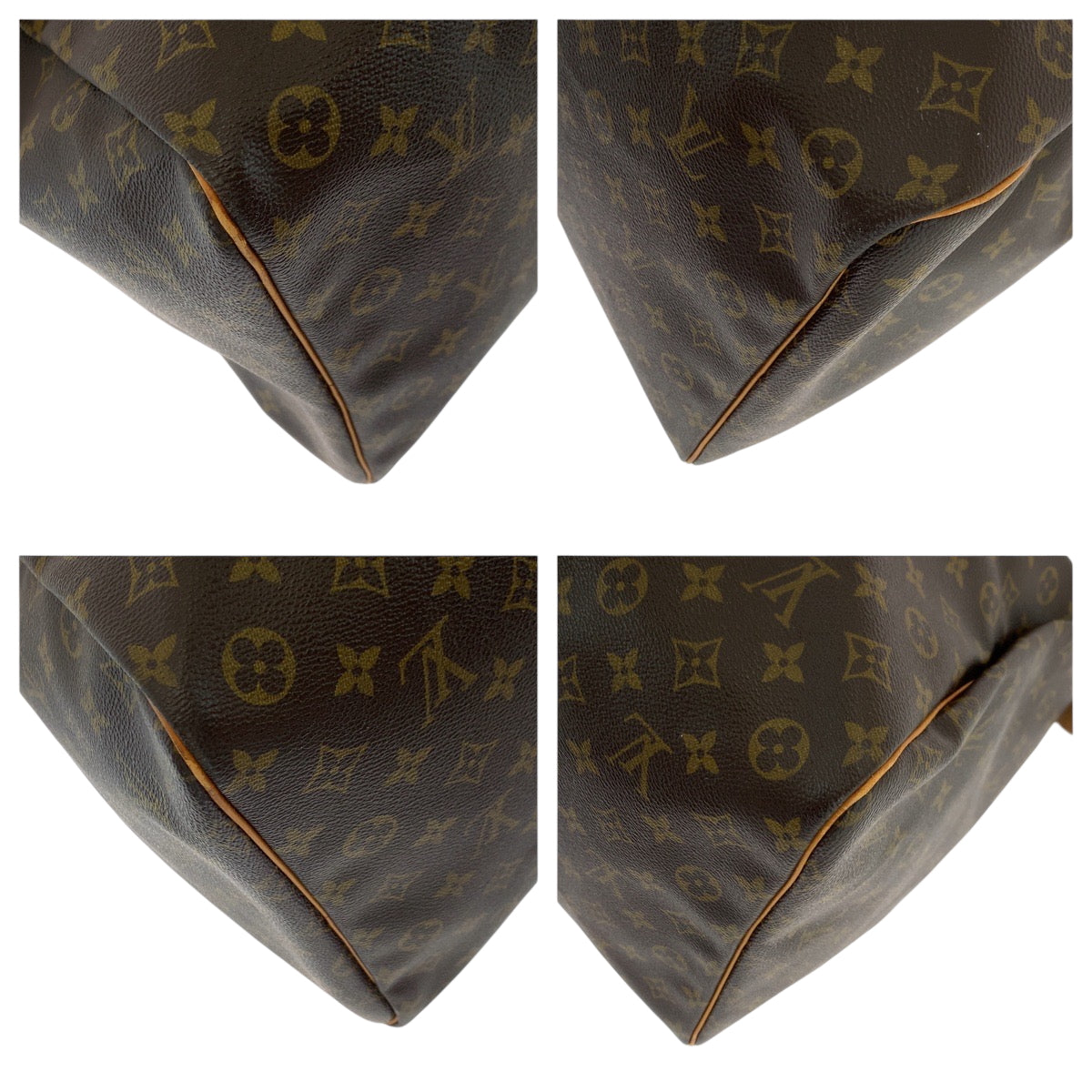 LOUIS VUITTON Boston Duffel bag PVC Brown Gold Metal Boston Duffel bag Handbag Monogram Keepall 60 Women