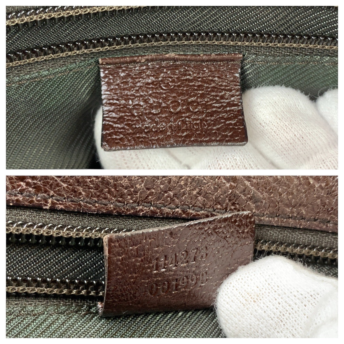 Gucci GG Canvas Leather Shoulder Bag