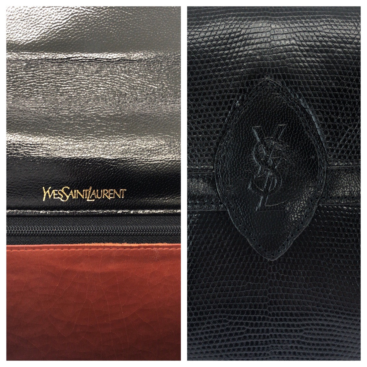 Saint Laurent Lizard Shoulder Bag