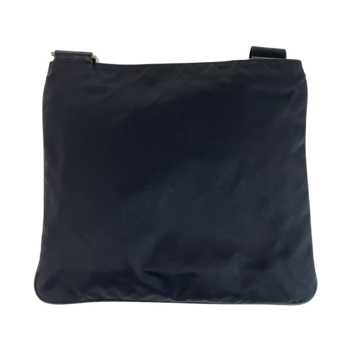 PRADA Shoulder Bag Nylon Black SilverMetal Shoulder Bag Messenger bag Test Triangle With logo Women - Style 7