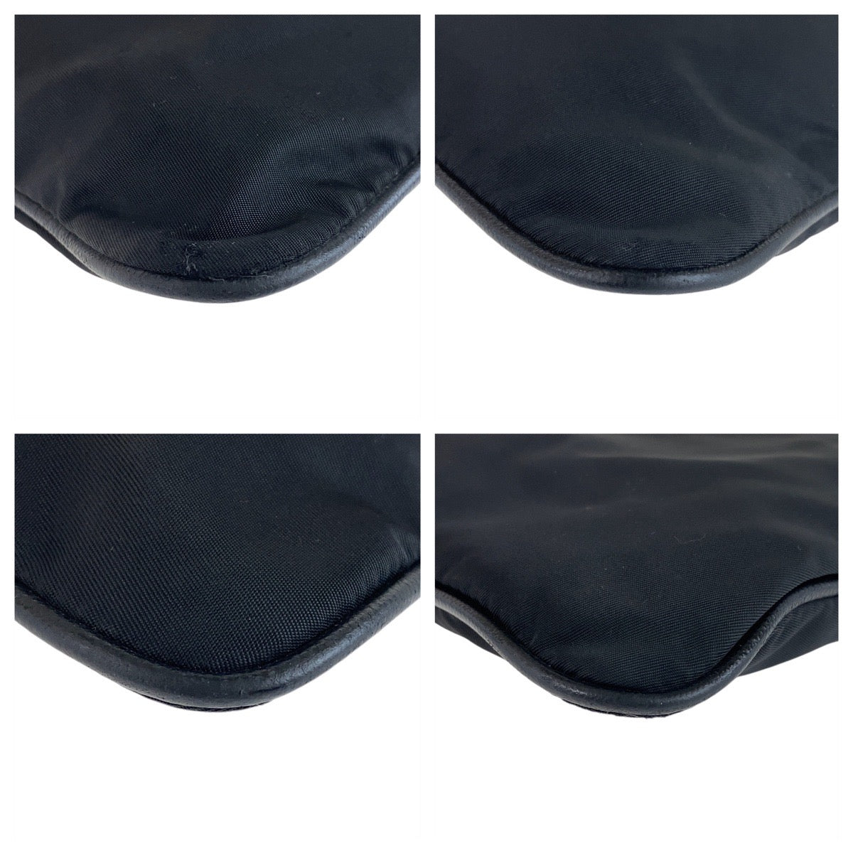 PRADA Shoulder Bag Nylon Black SilverMetal Shoulder Bag Messenger bag Test Triangle With logo Women - Style 7