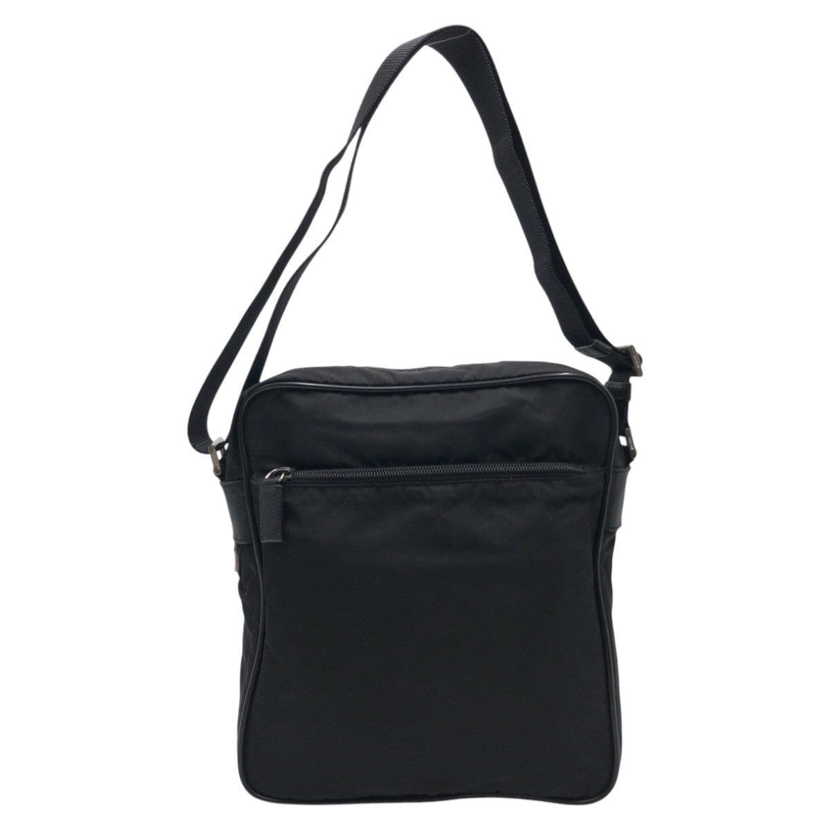 PRADA Shoulder Bag Nylon Black black Shoulder bag Messenger bag Test Triangular logo mens