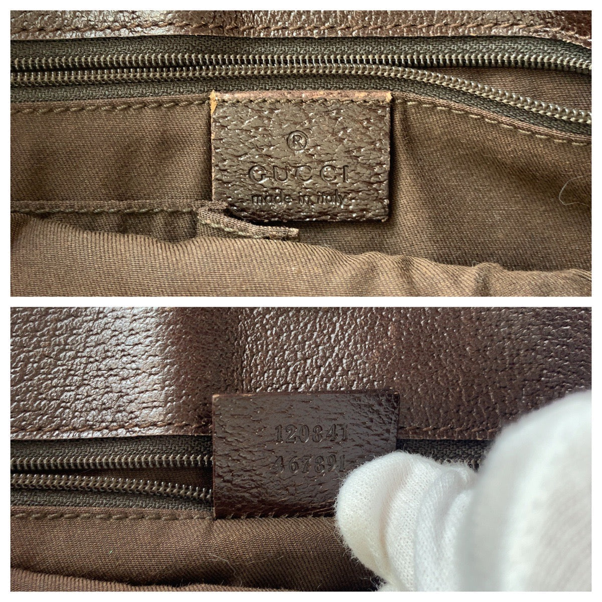 Gucci GG Canvas Leather Shoulder Bag