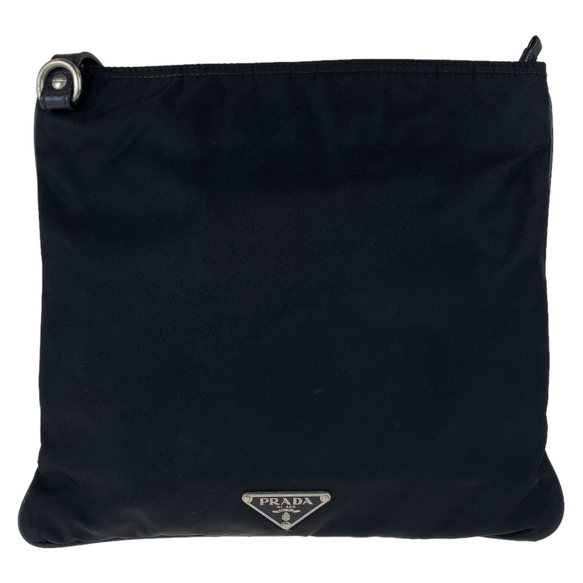 Prada Tessuto Nylon Leather Python Shoulder Bag