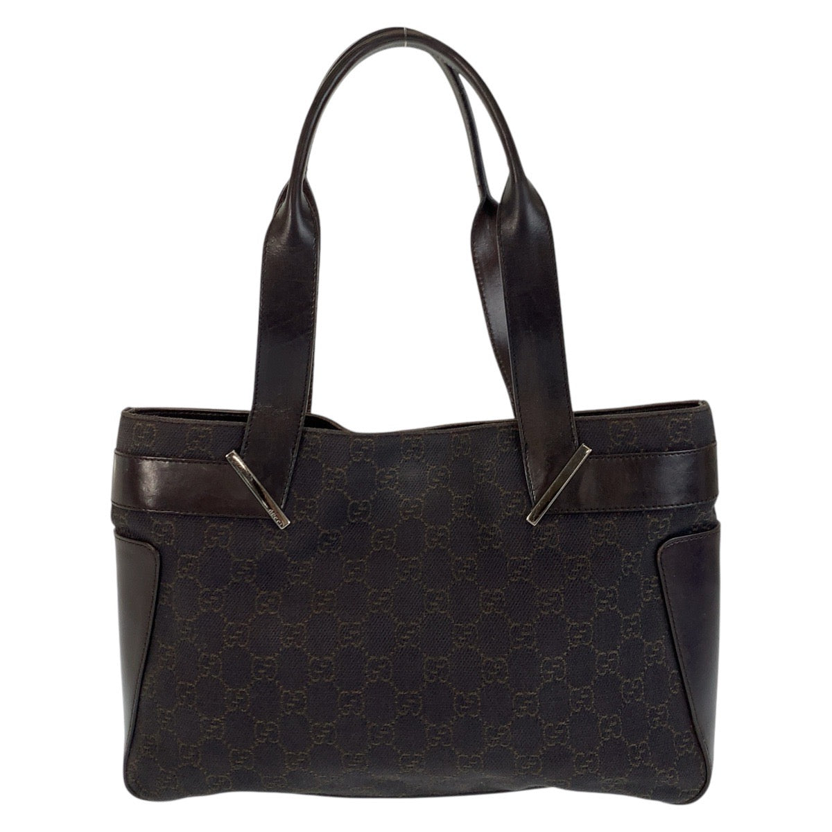 GUCCI Tote Bag 73983 GG canvas, leather Brown Tote Bag Shoulder Bag Women
