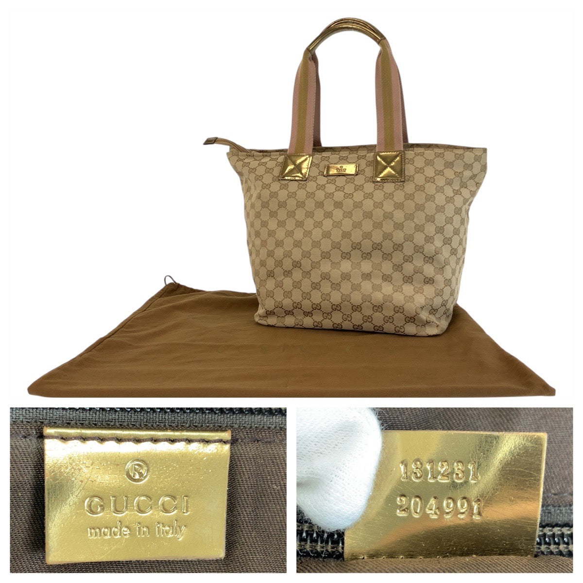 Gucci GG Canvas 2way Tote Bag