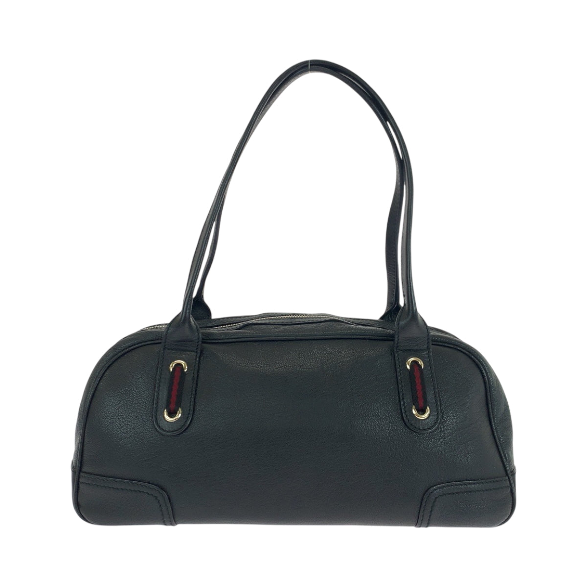 GUCCI Handbag 16120 leather Black GoldMetal Handbag Shoulder Bag Sherry Line Princess Women