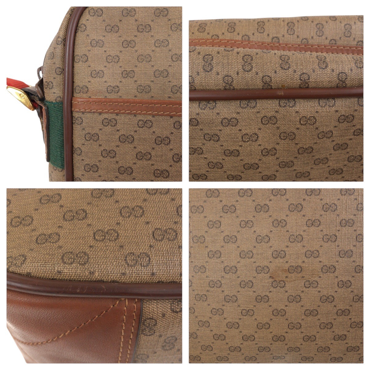 Gucci Old Gucci Sheline PVC Shoulder Bag