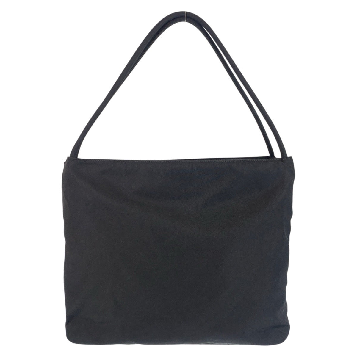 PRADA Tote Bag Nylon black Tote Bag Shoulder Bag Test Triangle With logo Women - Style 2