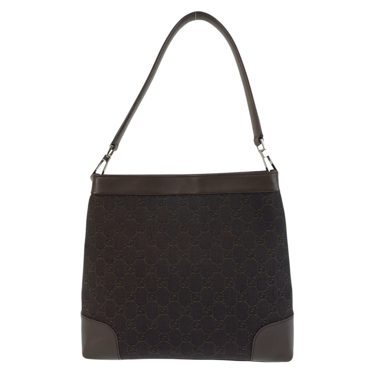 Gucci GG Canvas Leather Shoulder Bag