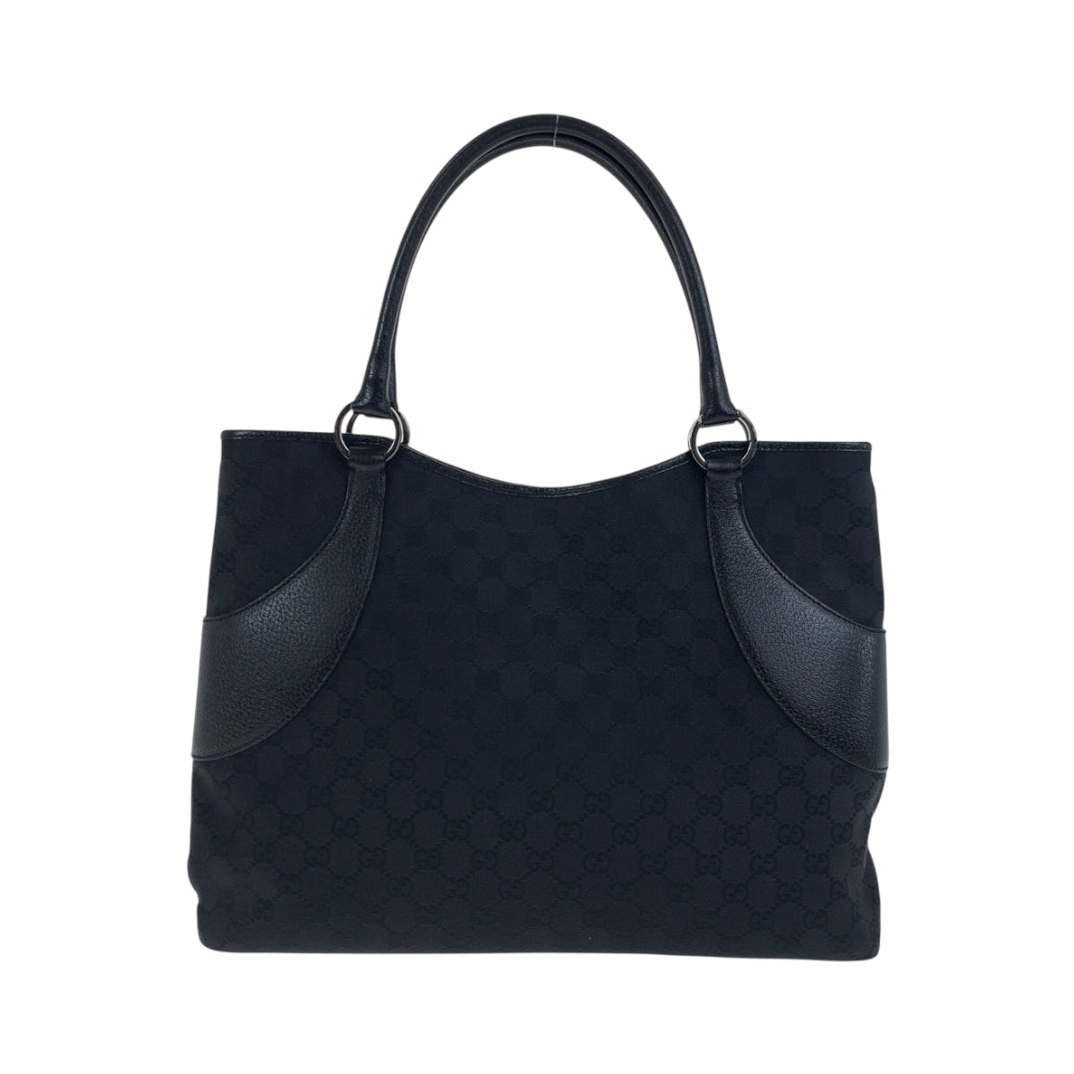 GUCCI Tote Bag 113016 GG canvas black Tote Bag Shoulder Bag Women