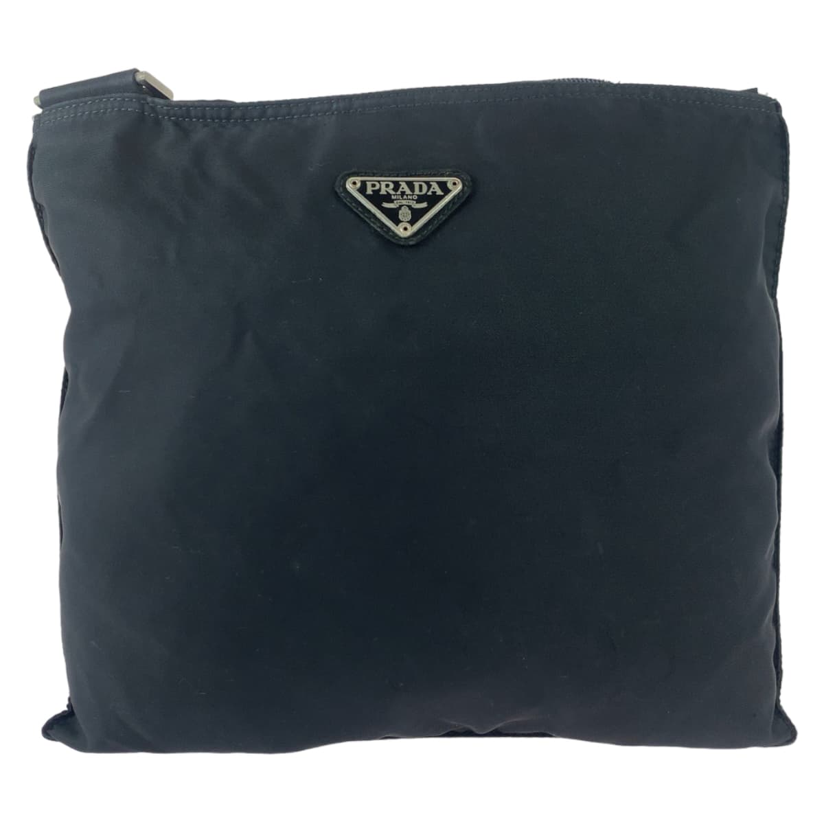 PRADA Shoulder Bag Nylon black Shoulder Bag Messenger bag Test Triangle With logo mens