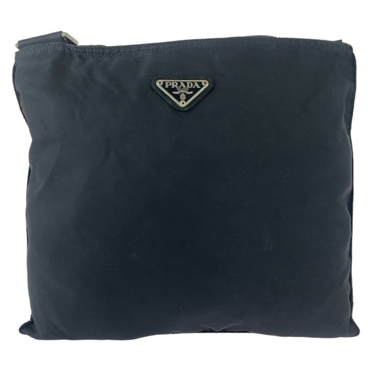 PRADA Shoulder Bag Nylon black Shoulder Bag Messenger bag Test Triangle With logo mens