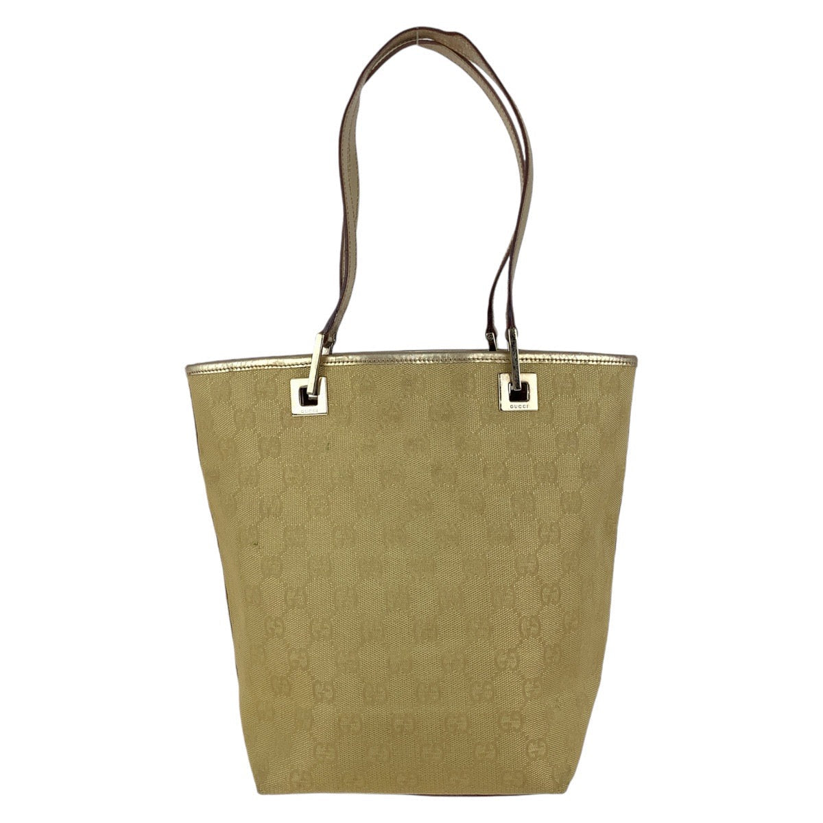 GUCCI Tote Bag 002 1099 GG canvas, leather gold Tote Bag Shoulder Bag Women