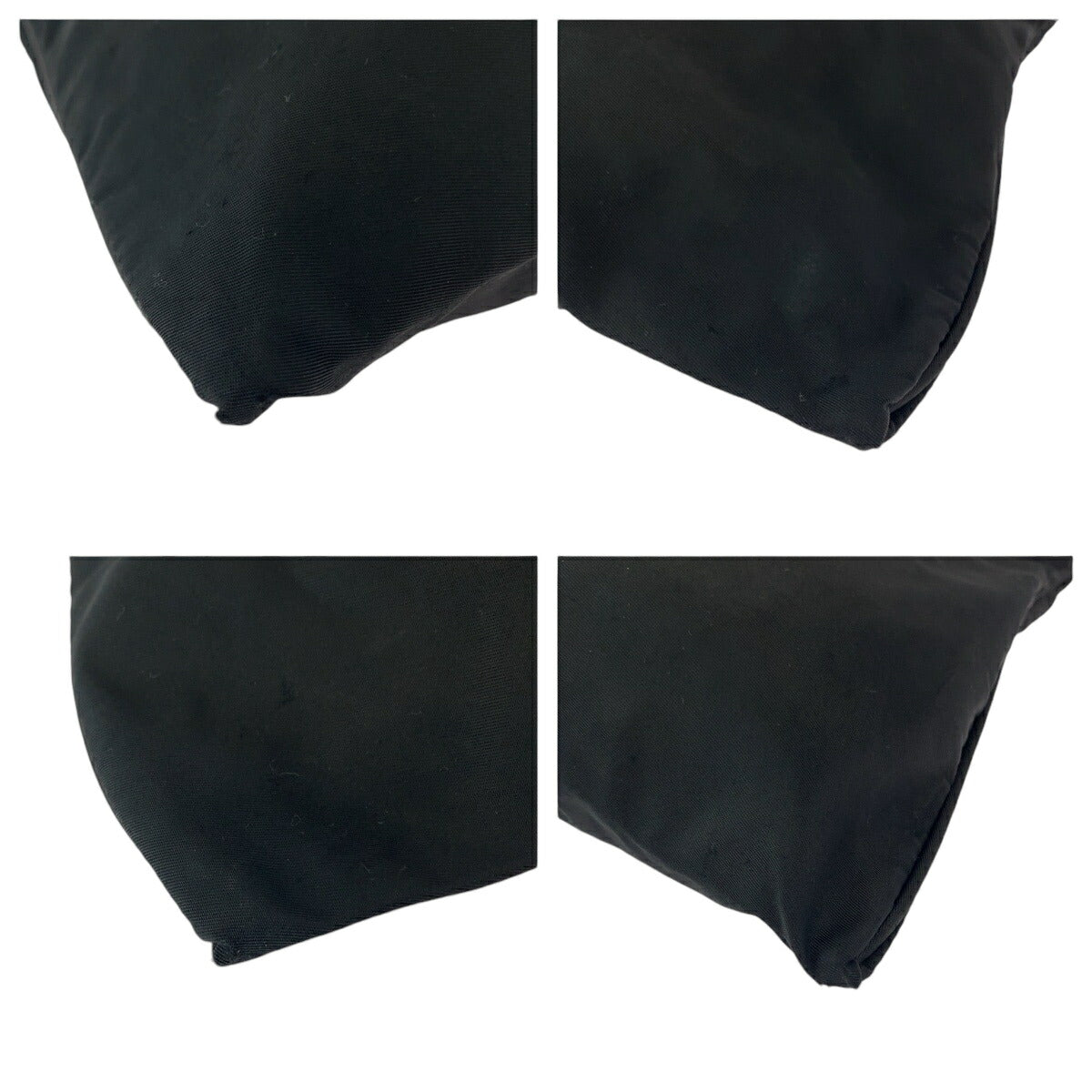 Prada Tessuto Triangle Logo Plate Nylon Shoulder Bag