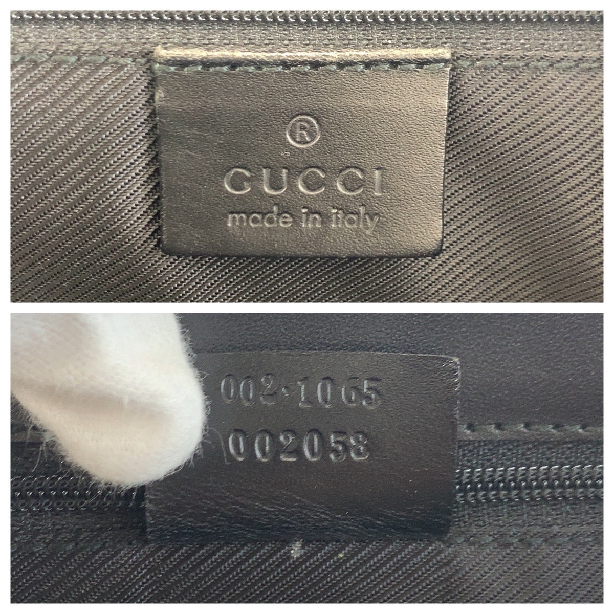 Gucci Jackie GG Canvas Leather Handbag