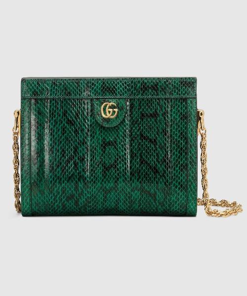 Gucci Monogram Chain Leather Crossbody