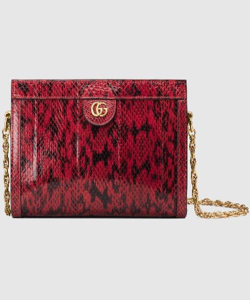 Gucci Monogram Chain Leather Crossbody