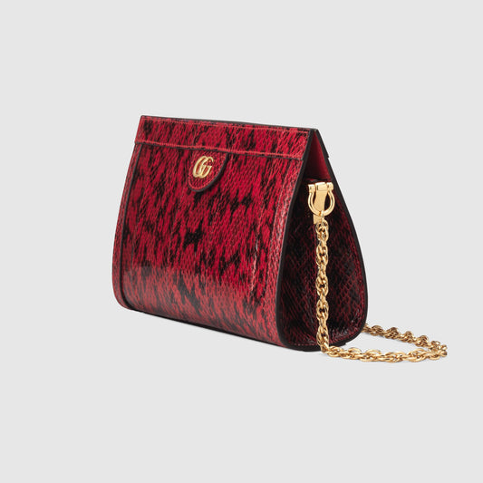 Gucci Monogram Chain Leather Crossbody