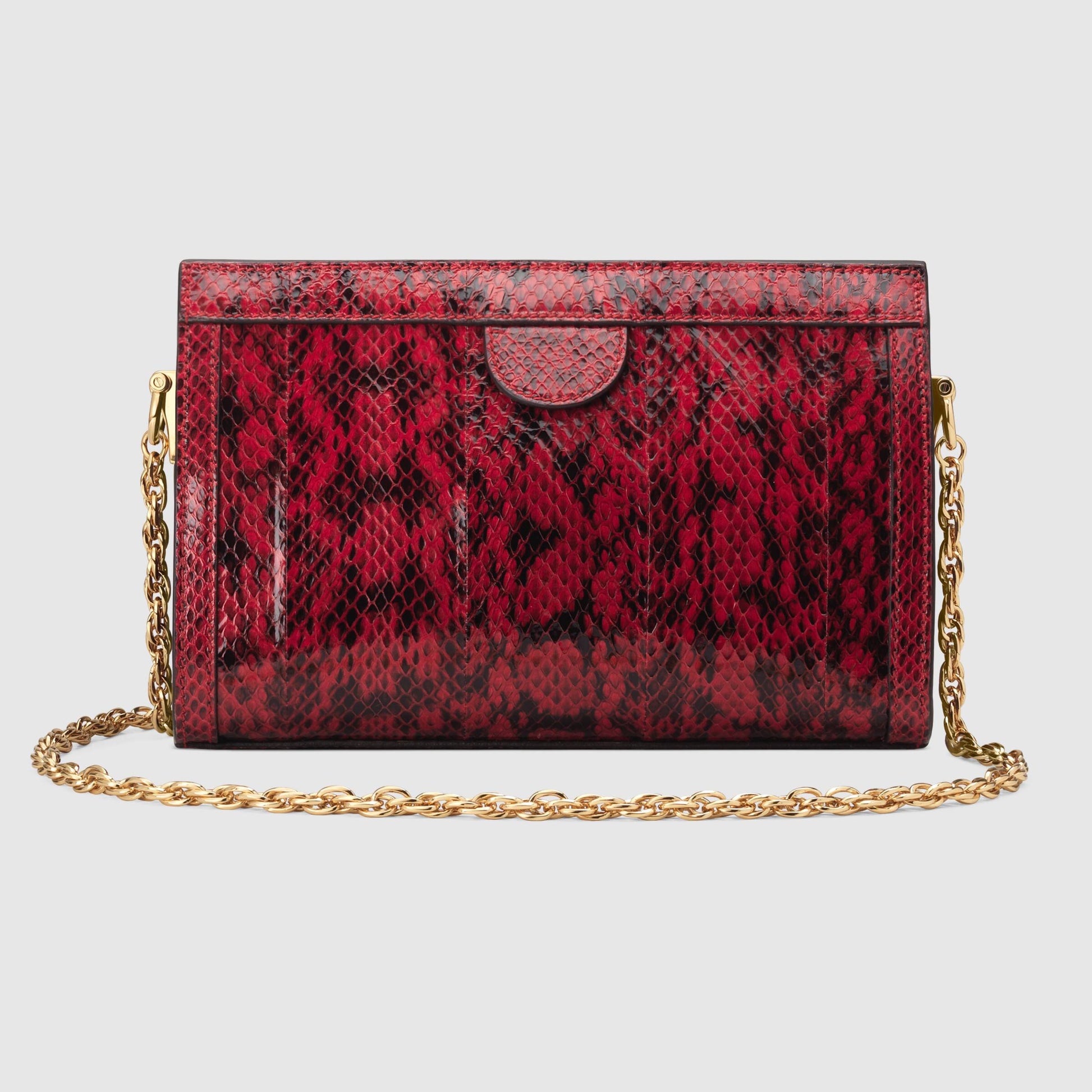Gucci Monogram Chain Leather Crossbody