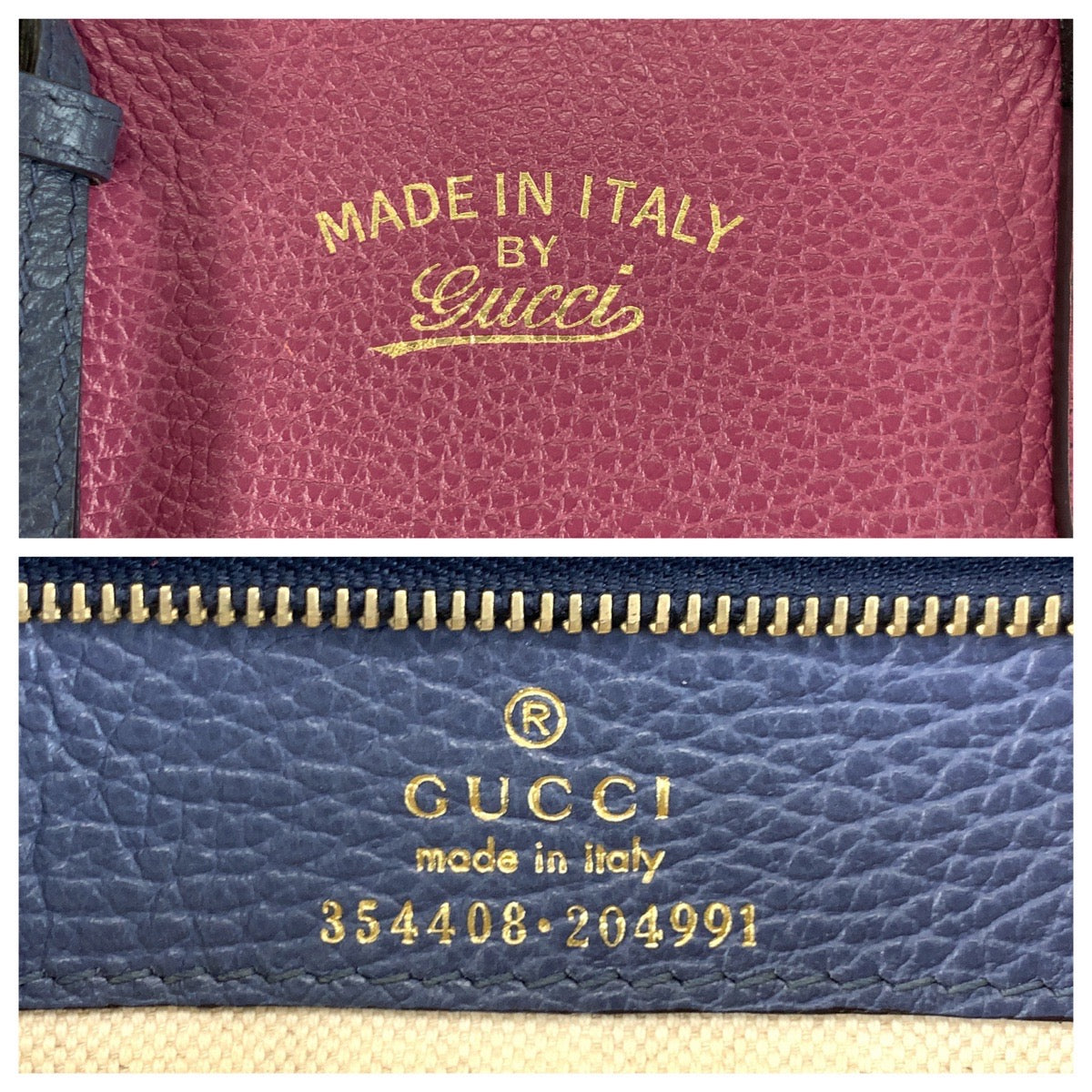 Gucci Swing Leather 2way Bag