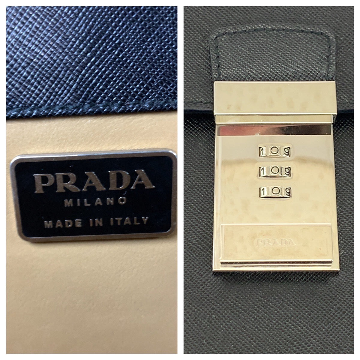 Prada Saffiano Leather Business Bag