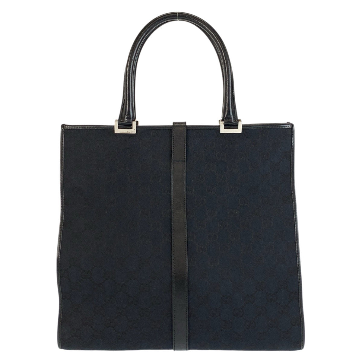 Gucci Jackie GG Canvas Leather Tote Bag
