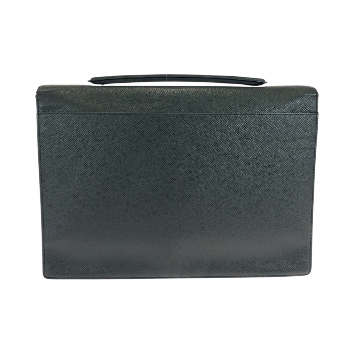 LOUIS VUITTON Business bag Taiga Ardoise Black SilverMetal Business bag handbag Taiga Angara mens