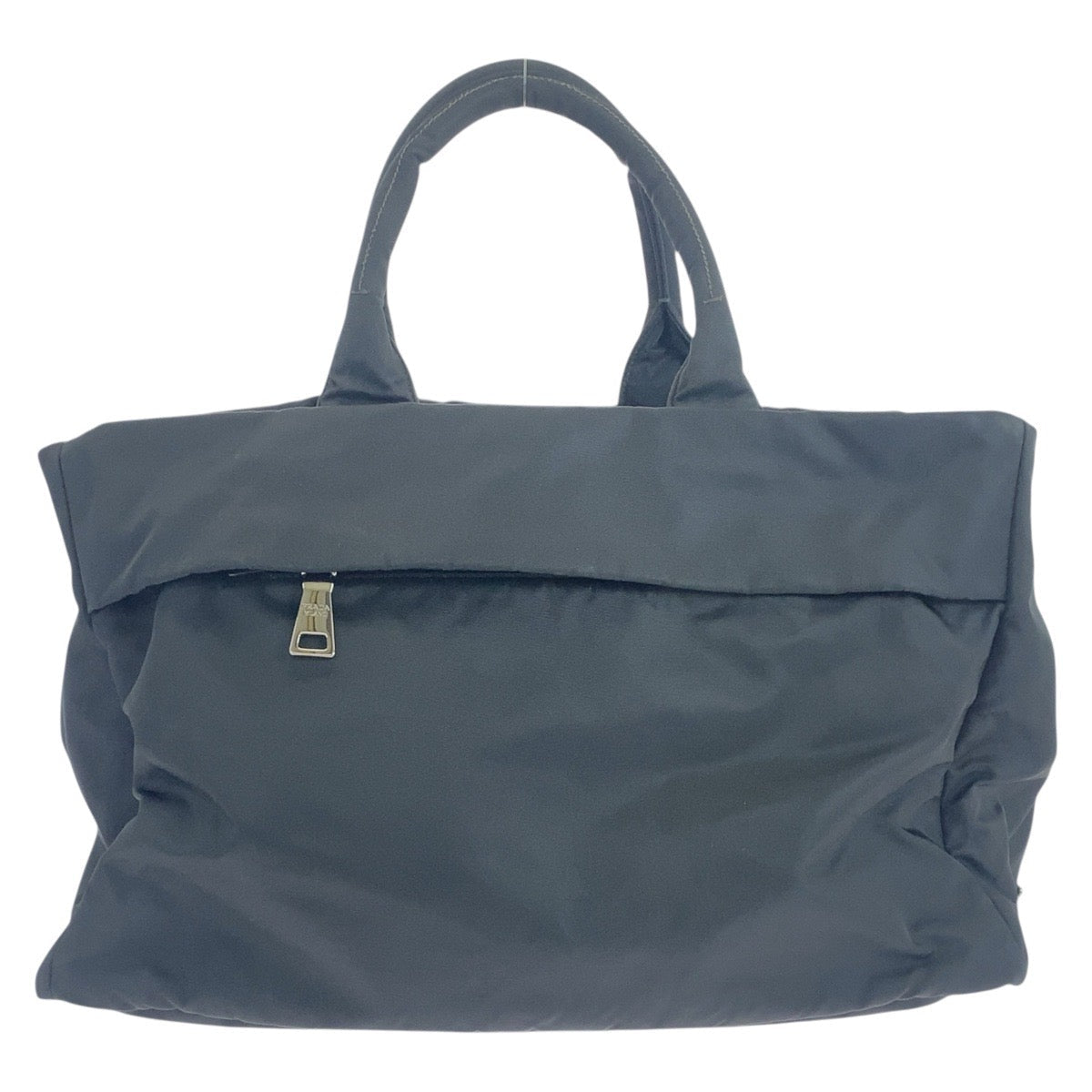PRADA Tote Bag Nylon black Test Triangle With logo - Style 2