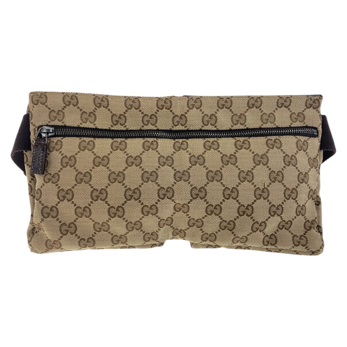 GUCCI Sling bag 28566 GG canvas Beige Brown SilverMetal