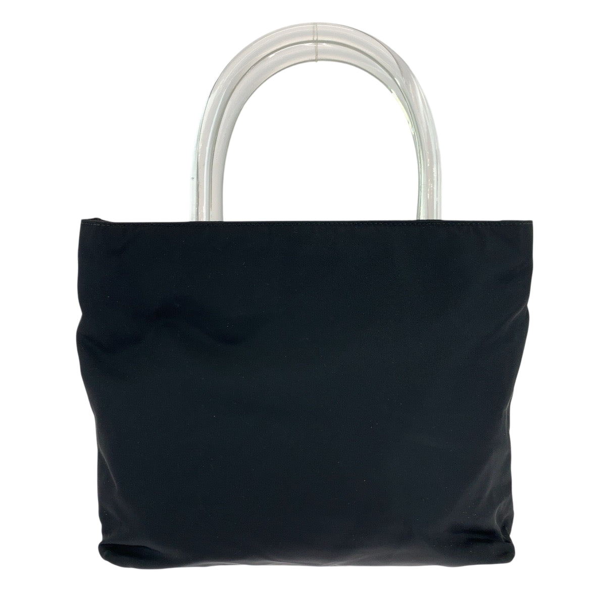 PRADA Tote Bag Nylon black Tote Bag handbag Test Triangle With logo Women - Style 2